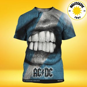 AC DC PWR Up Tour 2025 Concert Poster For Edinburgh Scotland At Murrayfield Stadium On August 21th 2025 All Over Print Shirt
