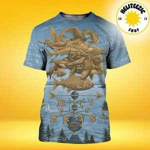 Billy Strings In Everett WA Poster At Angel Of The Winds Arena On August 22 2025 All Over Print Shirt