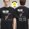 Indiana Pacers 2025 Emirates NBA Cup Schedule Two Sided Unisex T-Shirt