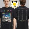 Coldplay Music Of The Spheres World Tour 2025 Merch Tee At Craven Park In Hull UK On August 18 And 19 2025 Two Sided Unisex T-Shirt