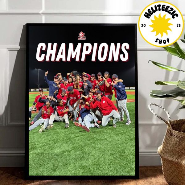 Congrats Regina Red Sox Are 2025 WCBL Champions Home Decor Poster Canvas