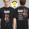 Indiana Pacers 2025 Emirates NBA Cup Schedule Two Sided Unisex T-Shirt