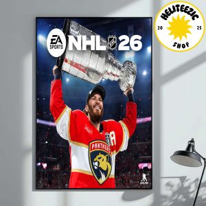 EA Sports NHL 26 Cover Matthew Tkachuk Florida Panthers Home Decor Poster Canvas