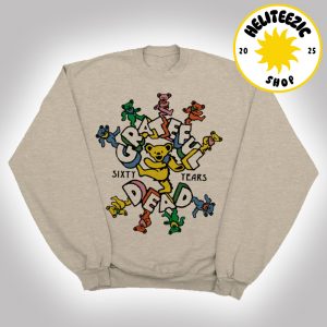 Grateful Dead 60th Marching Bears Unisex Crewneck Sweatshirt