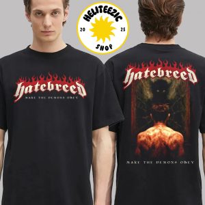 Hatebreed Merch Tee Make The Demons Obey Two Sided Unisex T-Shirt