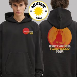 Jerry Cantrell Merch I Want Blood Tour 2025 Unisex Hoodie