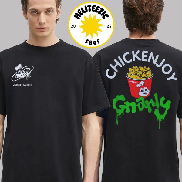 Katseye X Jollibee Merch Tee Chickenjoy Gnarly 2025 Two Sided Unisex T-Shirt