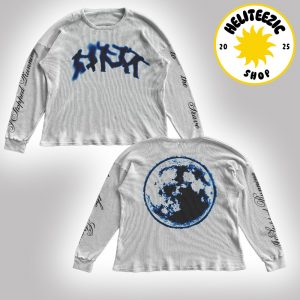 Kid Cudi Merch Grave Thermal Unisex Longsleeve