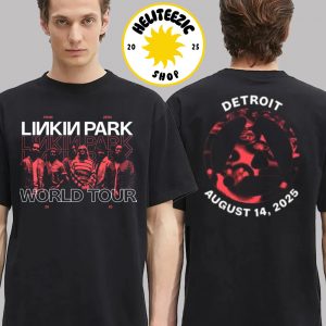 Linkin Park From Zero World Tour 2025 Merch Tee In Detroit MI At Little Caesars Arena On August 14 2025 Two Sided Unisex T-Shirt