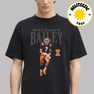 Matthew Bailey Illinois Cartoon NIL Unisex T-Shirt