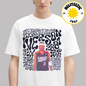 Mitchell And Ness Philadelphia 76ers Allen Iverson Player Abstract NBA Unisex T-Shirt