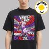 Mitchell And Ness Los Angeles Lakers Dennis Rodman Player Abstract NBA Unisex T-Shirt