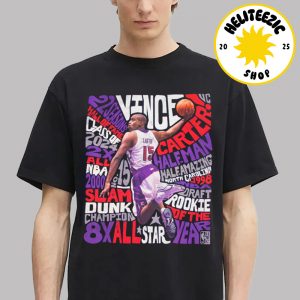 Mitchell And Ness Vince Carter Toronto Raptors Abstract NBA Unisex T-Shirt