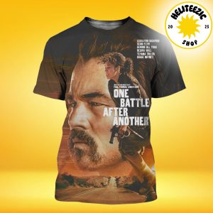 New Poster For Paul Thomas Anderson’s One Battle After Another Only In Theaters September 26 2025 All Over Print Shirt