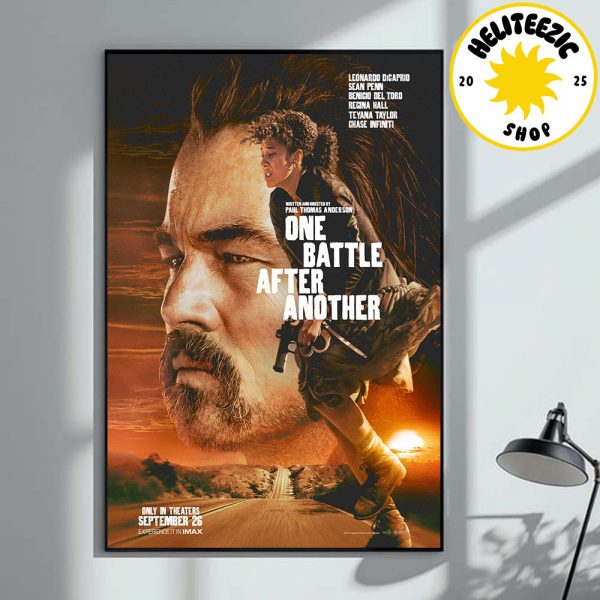 New Poster For Paul Thomas Anderson’s One Battle After Another Only In Theaters September 26 2025 Home Decor Poster Canvas