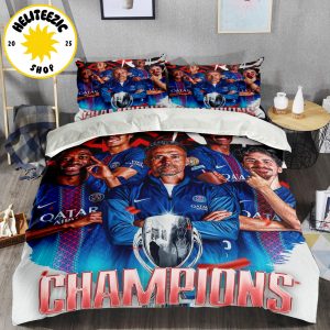 Paris Saint Germain PSG Are The UEFA Super Cup 2025 Champions Bedding Set
