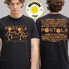 Portola Music Festival 2025 Merch Tee Intergalactic Visitor Lineup In San Francisco CA At Pier 80 On September 20 And 21 2025 Two Sided Unisex T-Shirt