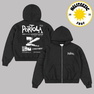 Portola Music Festival 2025 Merch Waterfront In San Francisco CA At Pier 80 On September 20 And 21 2025 Unisex Zip Hoodie