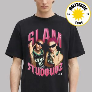 Slam 258 Cover Tee Studbudz Courtney Williams And Natisha Hiedeman Minnesota Twinz WNBA 2025 Unisex T-Shirt