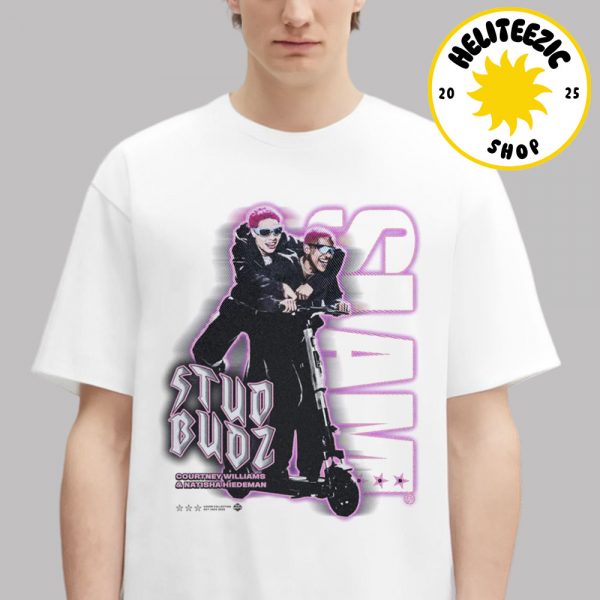 Slam 258 Cover Tee The Studbudz Remix Courtney Williams And Natisha Hiedeman Minnesota Twinz WNBA 2025 Unisex T-Shirt