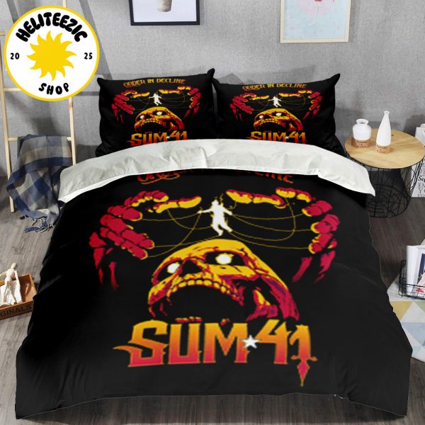 Sum 41 Order in Decline Album Since 2019 Cover 2025 Bedding Set