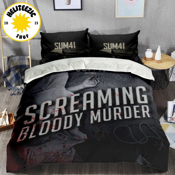 Sum 41 Screaming Bloody Murder Album Since 2011 Cover 2025 Bedding Set