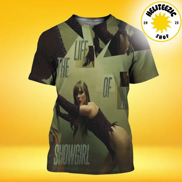 Taylor Swift New Album Poster The Life Of A Showgirl 2025 All Over Print Shirt