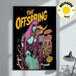 The Offspring Event Poster At Germana Insurance Amphitheater In Austin TX On August 24 2025 Home Decor Poster Canvas