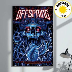The Offspring Event Poster At Hollywood Casino Amphitheatre In Mayland Heights MO On August 17 2025 Home Decor Poster Canvas