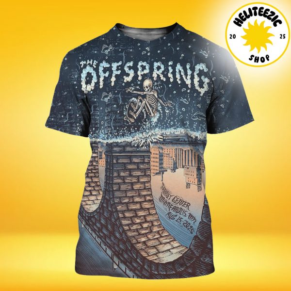 The Offspring Event Poster At Target Center In Minneapolis MN On August 15 2025 All Over Print Shirt
