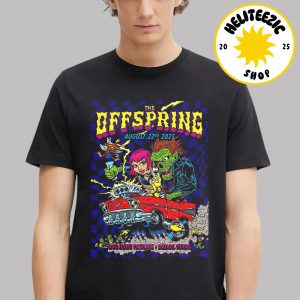 The Offspring Event Poster In Dallas Texas At Dos Equis Pavilion On August 22nd 2025 Unisex T-Shirt