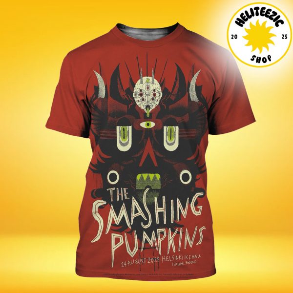The Smashing Pumpkins Tonight Poster At Helsinki Kehall In Helsinki Finland On August 24 2025 All Over Print Shirt