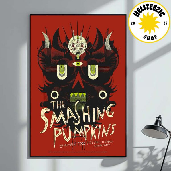 The Smashing Pumpkins Tonight Poster At Helsinki Kehall In Helsinki Finland On August 24 2025 Home Decor Poster Canvas
