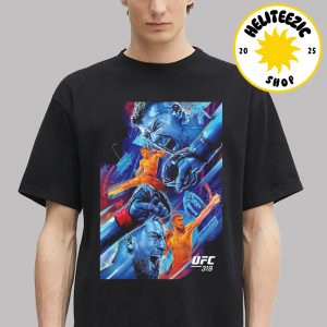 UFC 319 Artist Series Poster Dricus Du Plessis Vs Khamzat Chimaev In Chicago At United Center On August 17 2025 Unisex T-Shirt