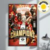 Vegas Knight Hawks Are 2025 IFL National Champions Home Decor Poster Canvas