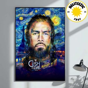 WWE 2025 Clash In Paris Event Poster Cover Roman Reigns On August 31 2025 Home Decor Poster Canvas